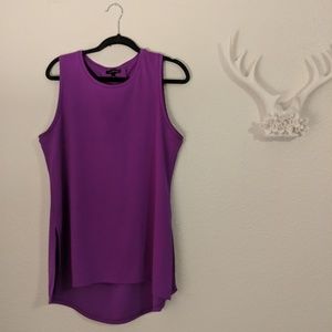 Purple tank top tunic